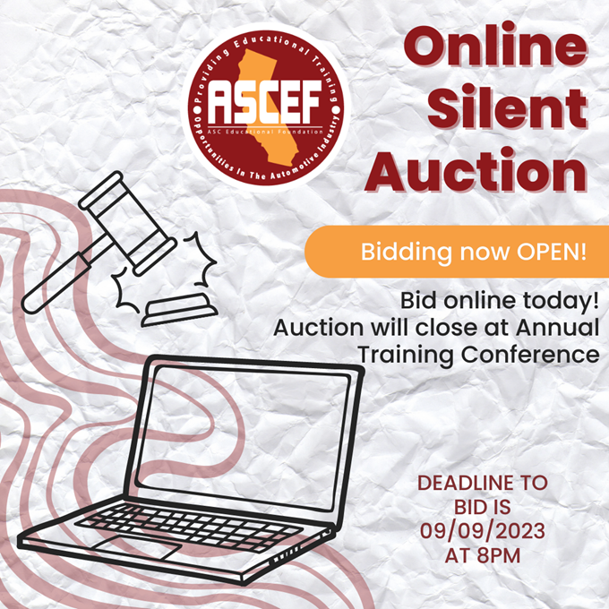 ASCEF Silent Auction NOW OPEN for Bids