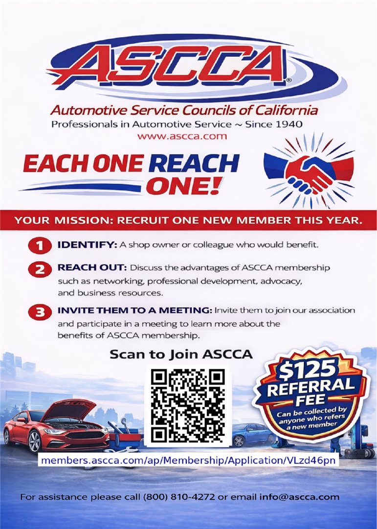 Flyer Each One Reach One Campaign: Mission - Recruit One New Member This Year.